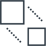 An item changing its size. 