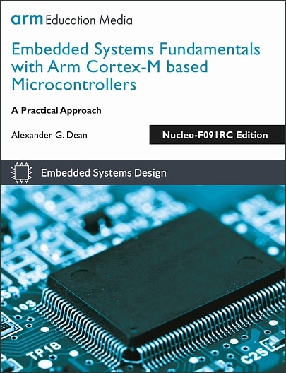 Textbook Cover: Embedded Systems Fundamentals, Nucleo-F091RC Edition